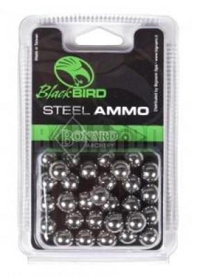 BLACKBIRD SFERA ACCIAIO PER FIONDA CONFEZIONE 30 PCS.