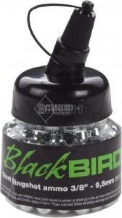 BLACKBIRD SFERA ACCIAIO PER FIONDA CONFEZIONE 200 PCS.