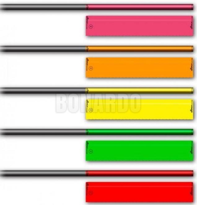 SOCX CREST ADESIVO PER 5,5 mm FLUO