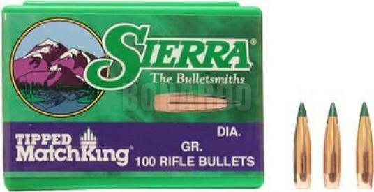 SIERRA PALLA TIPPED MATCHKING 308"  CONF. 100