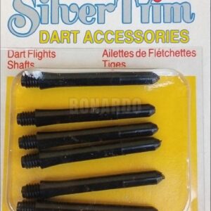 SILVER TRIM FRECCETTE CODOLINO DI RICAMBIO IN NYLON CONF. 6 PEZZI
