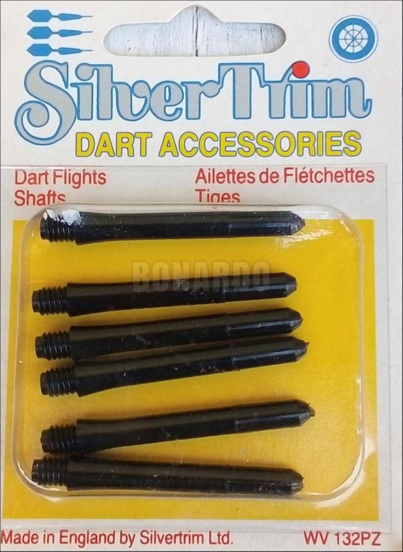 SILVER TRIM FRECCETTE CODOLINO DI RICAMBIO IN NYLON CONF. 6 PEZZI