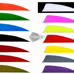 TRUEFLIGHT PENNE NATURALI A SCUDO 3" PINK