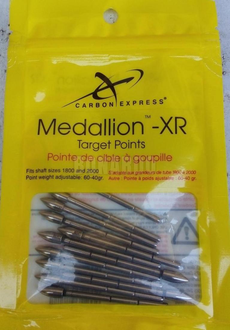 CARBON EXPRESS PUNTA MEDALLION-XR 1800-2000 60-40GR.CONFEZIONE 12 PEZZI