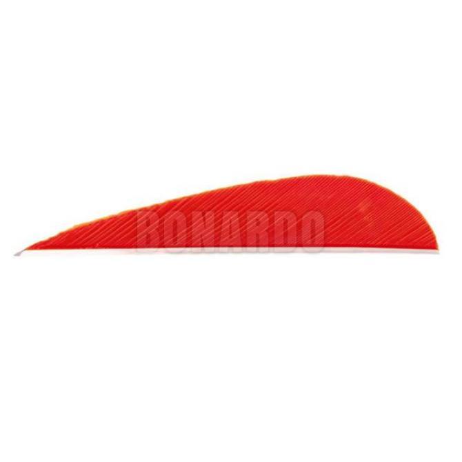 TRUEFLIGHT PENNE NATURALI 3" PARABOLA  ORANGE