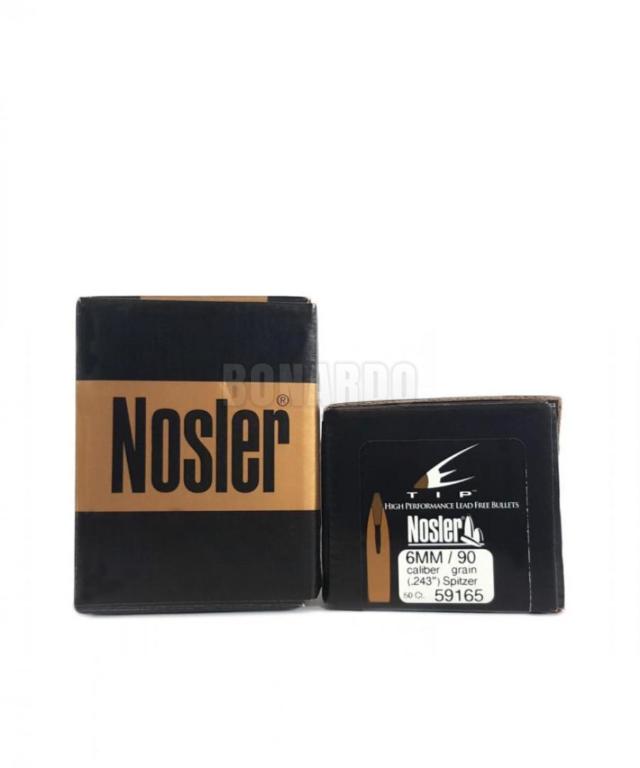 NOSLER PALLA 243" E-TIP 90 GRS 59165 CONF. 50