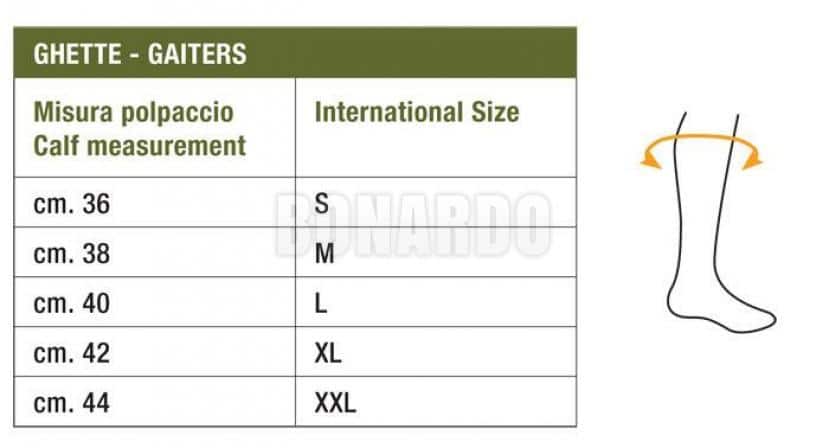 RISERVA R1007 GHETTA CORDURA RIPSTOP