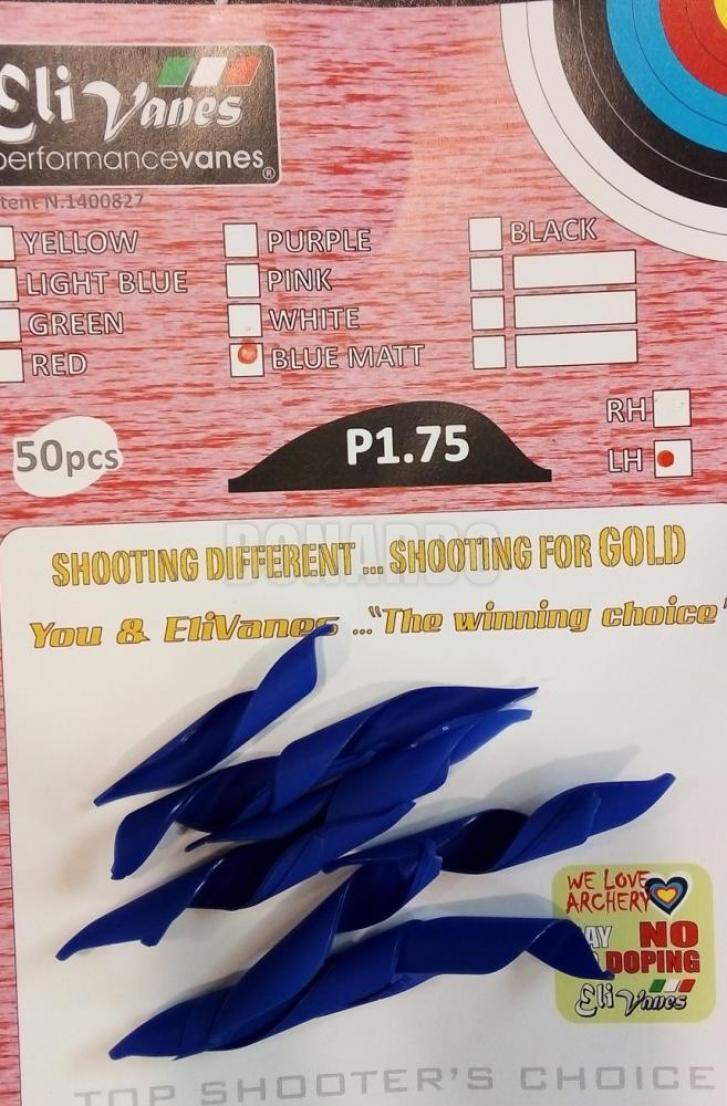 ELIVANES P1.75 CONFEZIONE 50 PEZZI BLUE MATTE LH