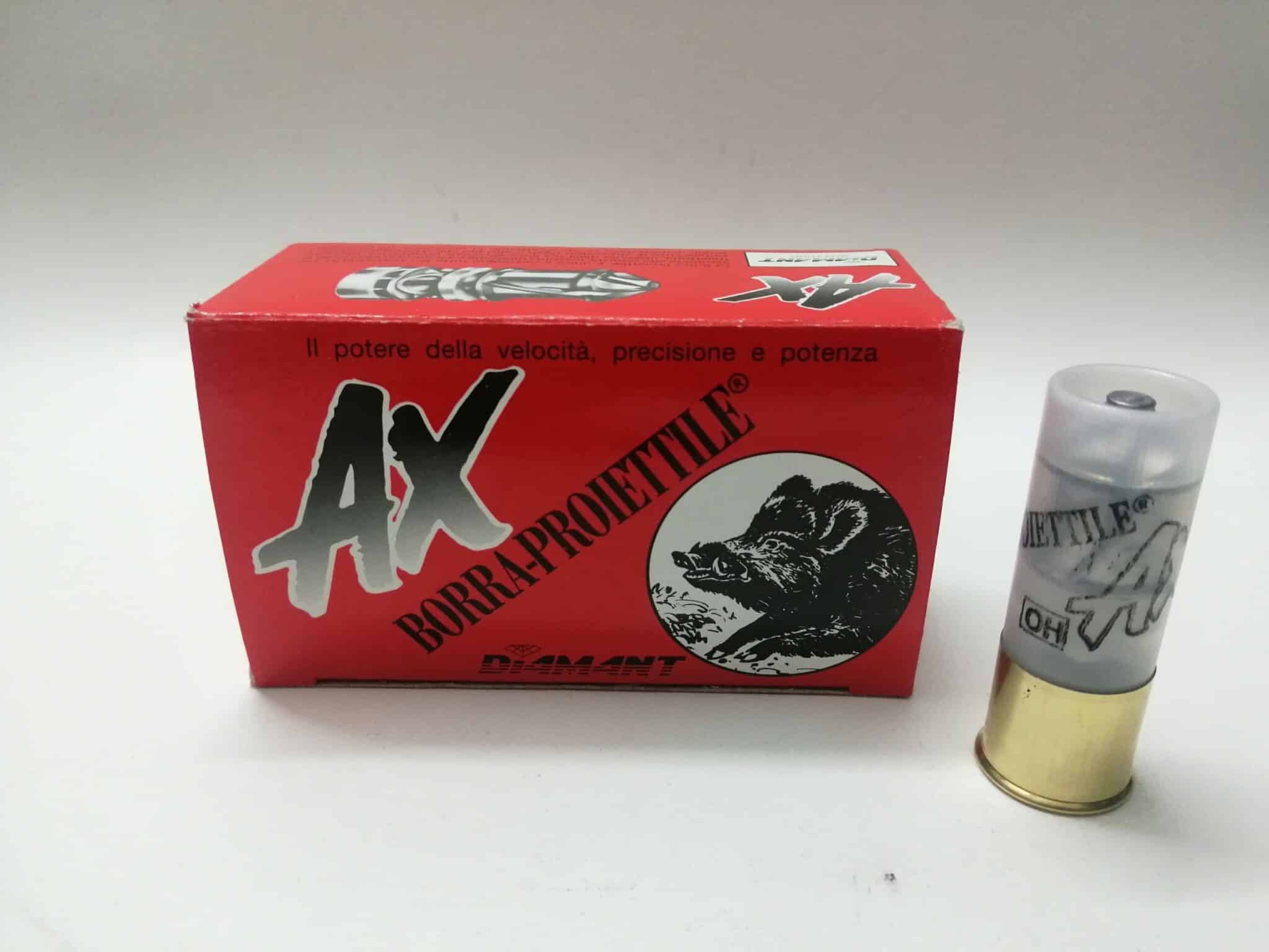 AX MUNIZIONI PALLA GUALANDI CAL 20
