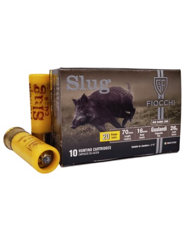 FIOCCHI MUNIZIONI CAL.20/70mm SLUG 26G.