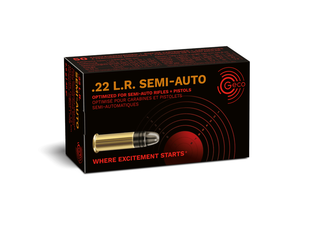 GECO MUNIZIONI CAL.22 L.R. SEMI-AUTO 40GRS