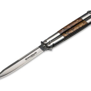 BOKER MAGNUM COLTELLO BALISONG WOOD LARGE