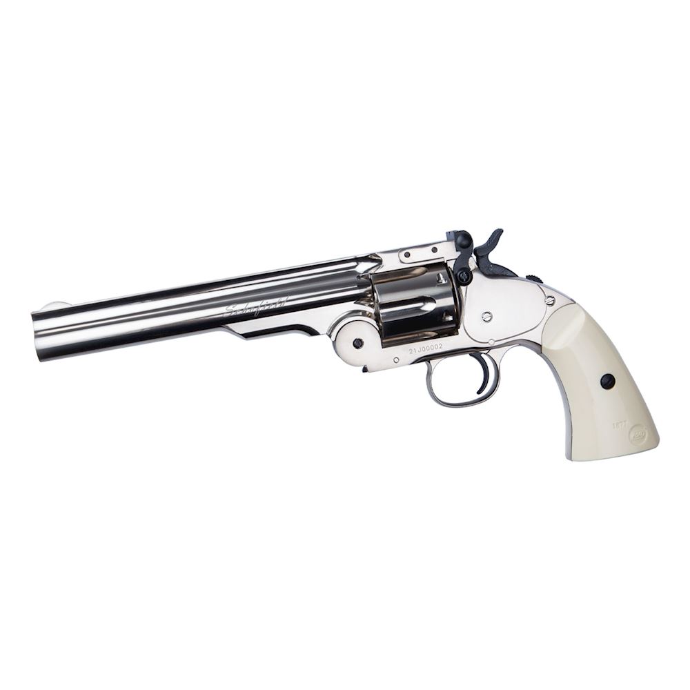 ASG REVOLVER SCHOFIELD 6" SILVER