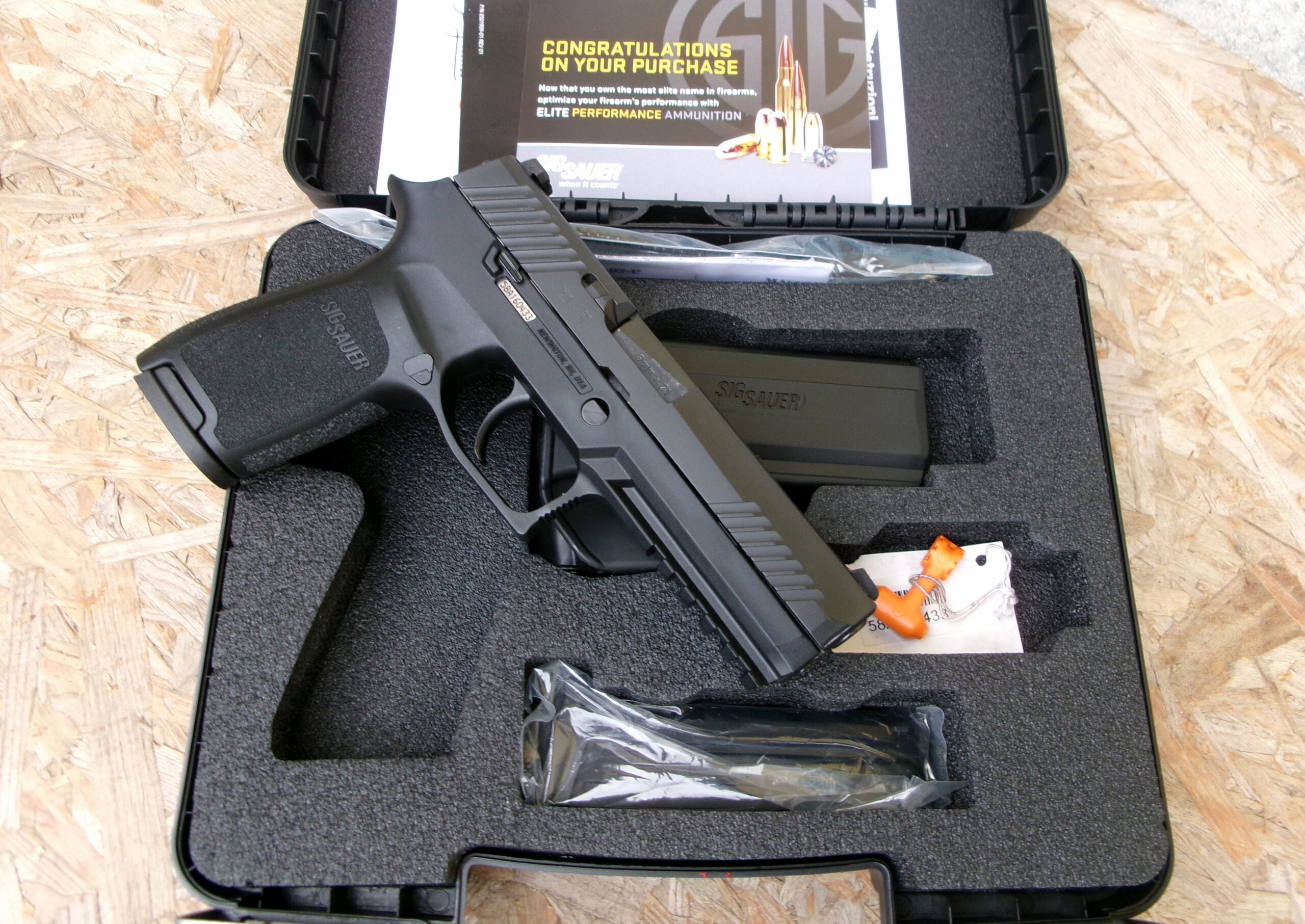 SIG SAUER PISTOLA MOD. P320 CAL 9X21