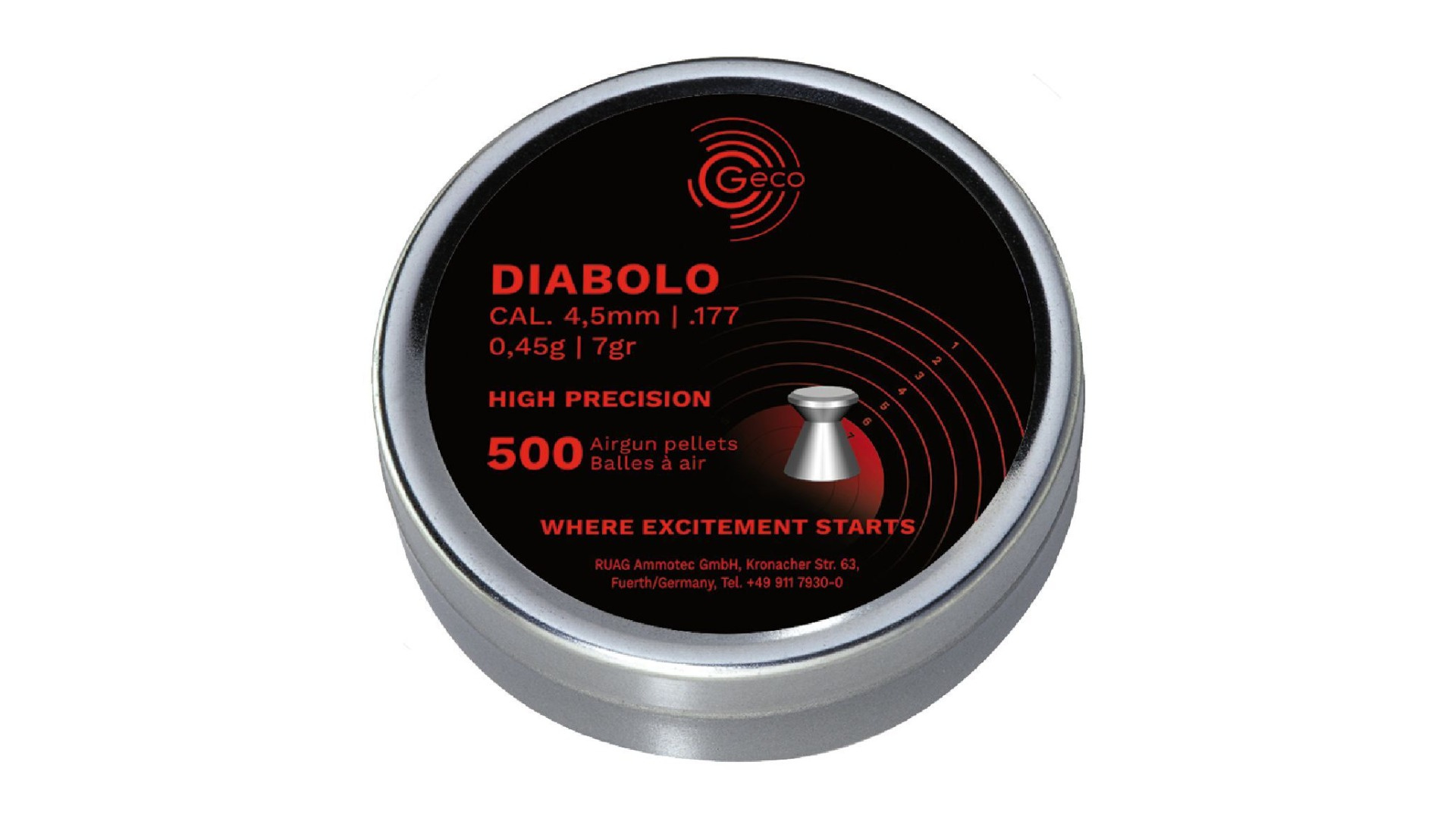 GECO PALLINI DIABOLO GECO 4.5 0.45G