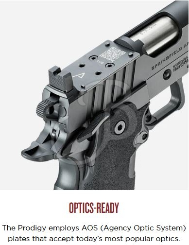 SPRINGFIELD ARMORY PISTOLA PRODIGY 1911 DS CAL.9 LUGER 5″