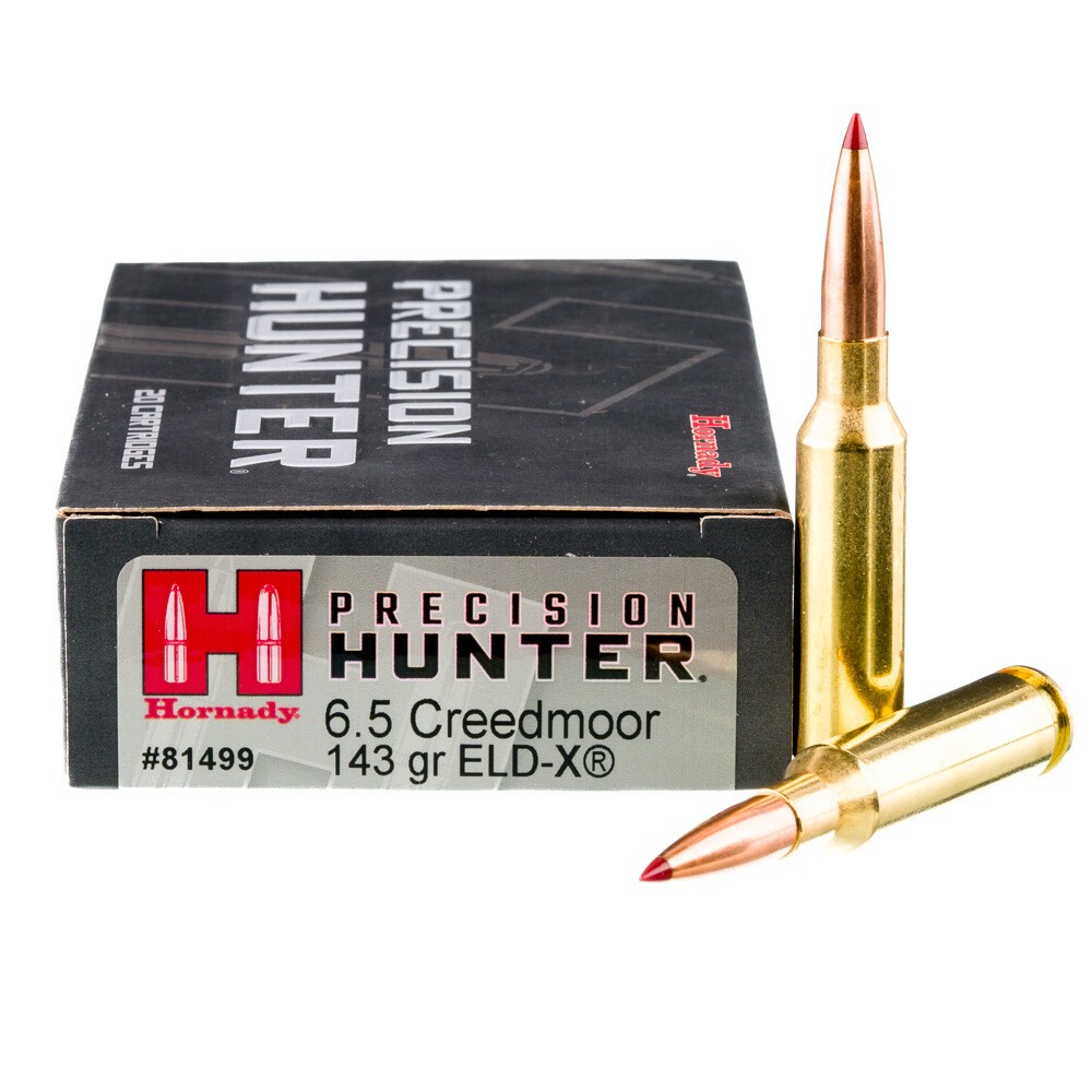 HORNADY MUNIZ. CAL. 6,5 CREEDMOOR ELD-X 143GRS