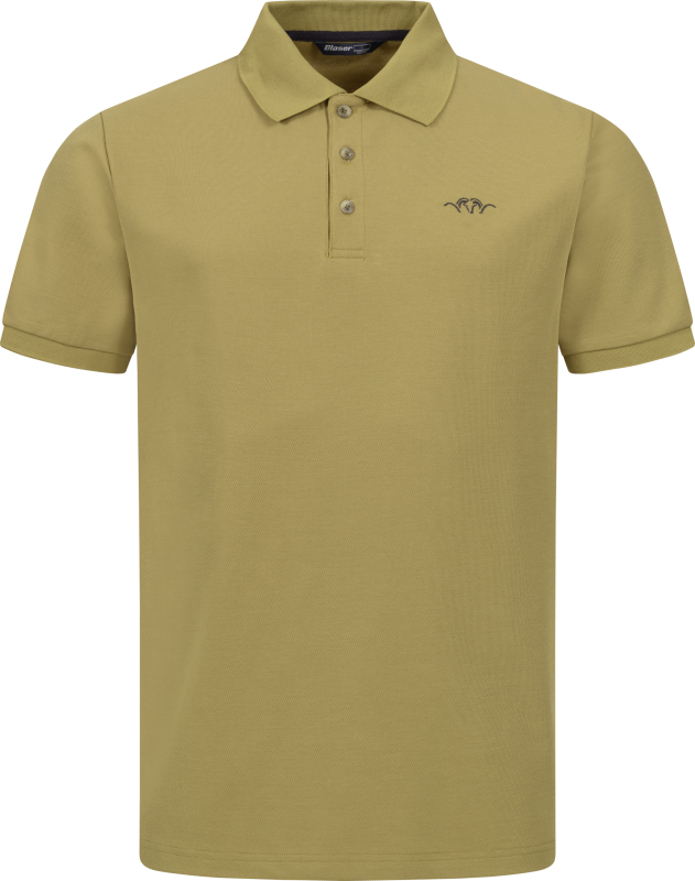 BLASER POLO SOLID MATT GOLD
