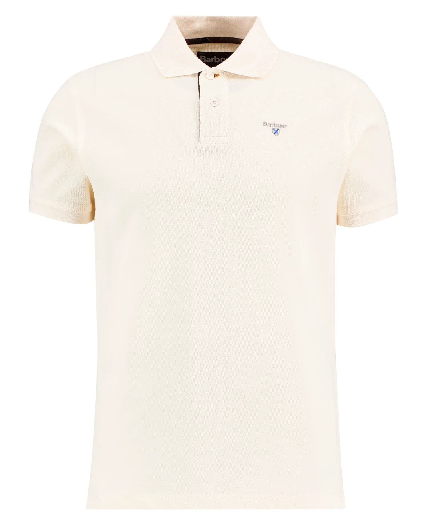 BARBOUR POLO TARTAN  PIQUE WHISPER WHITE
