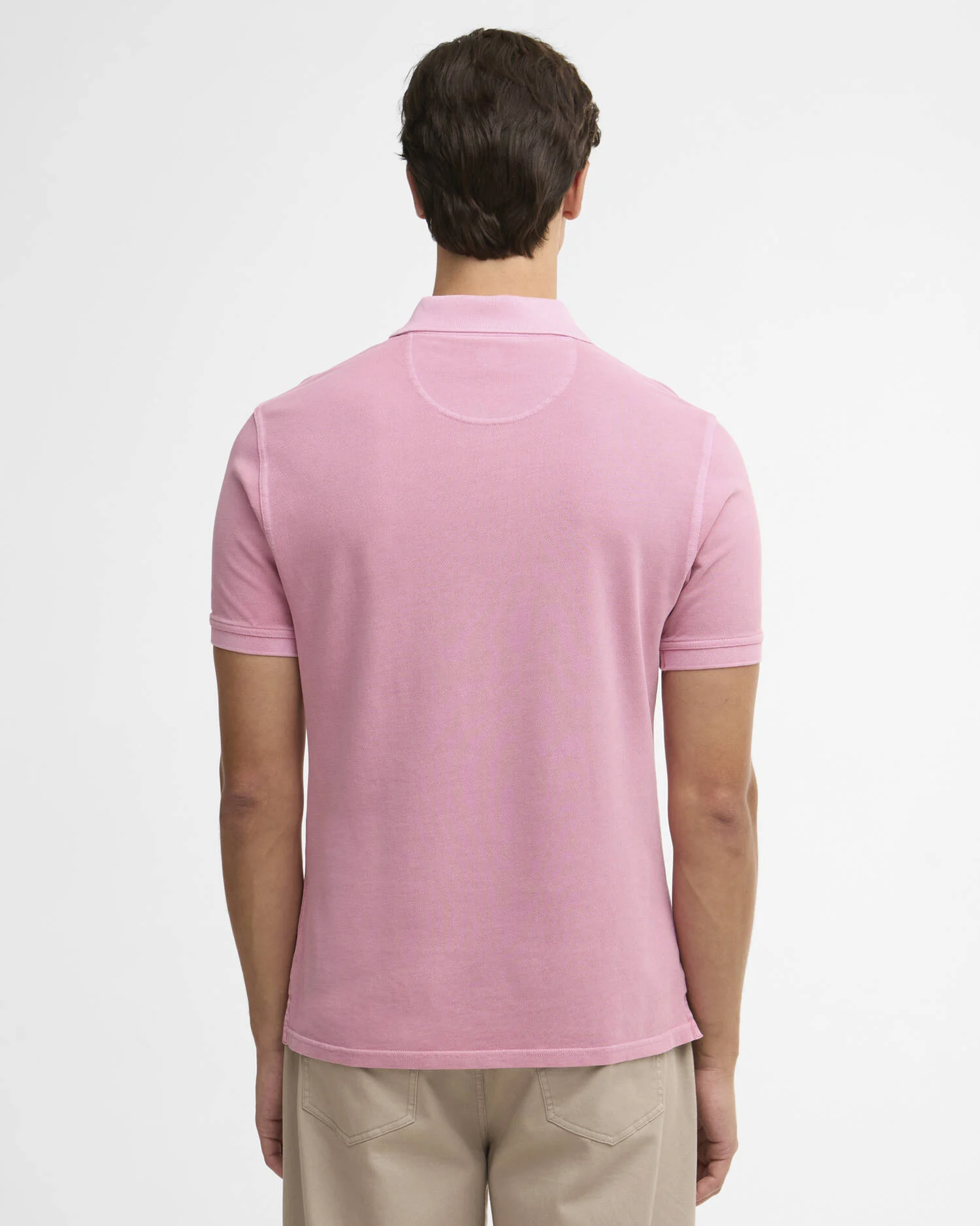 BARBOUR POLO WASHED PINK
