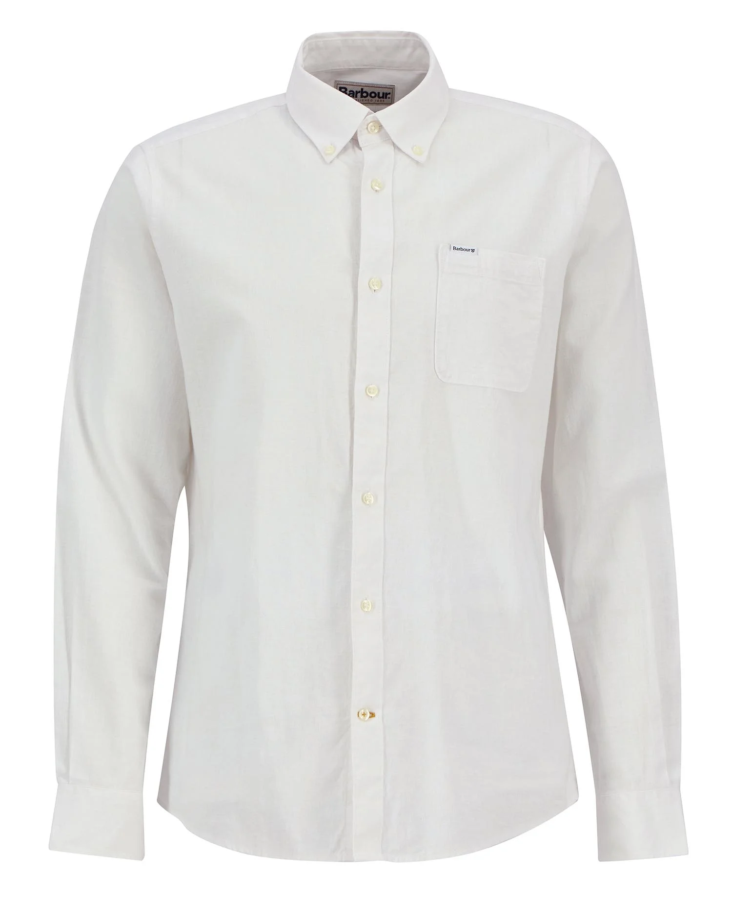BARBOUR CAMICIA NELSON WHITE