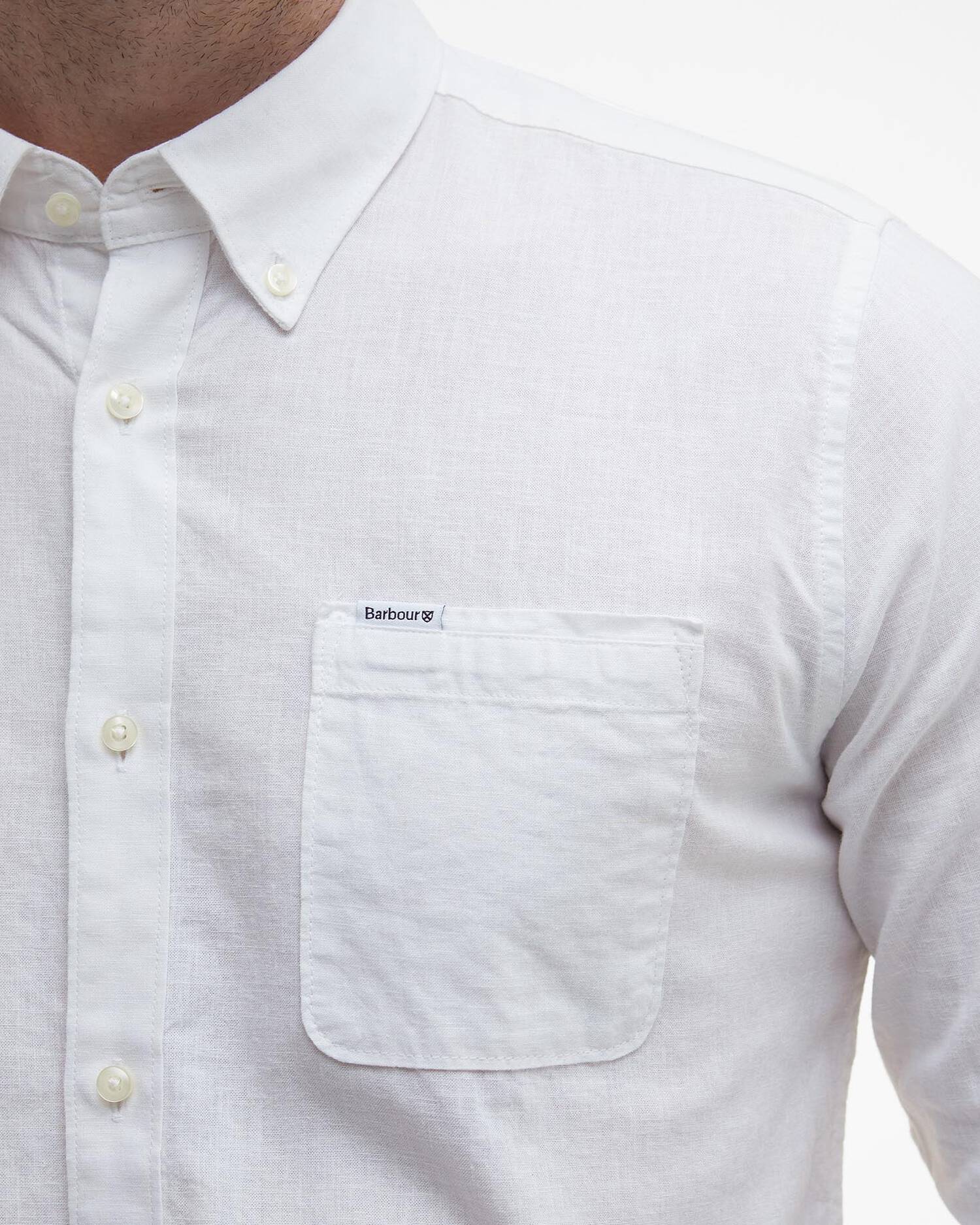 BARBOUR CAMICIA NELSON WHITE
