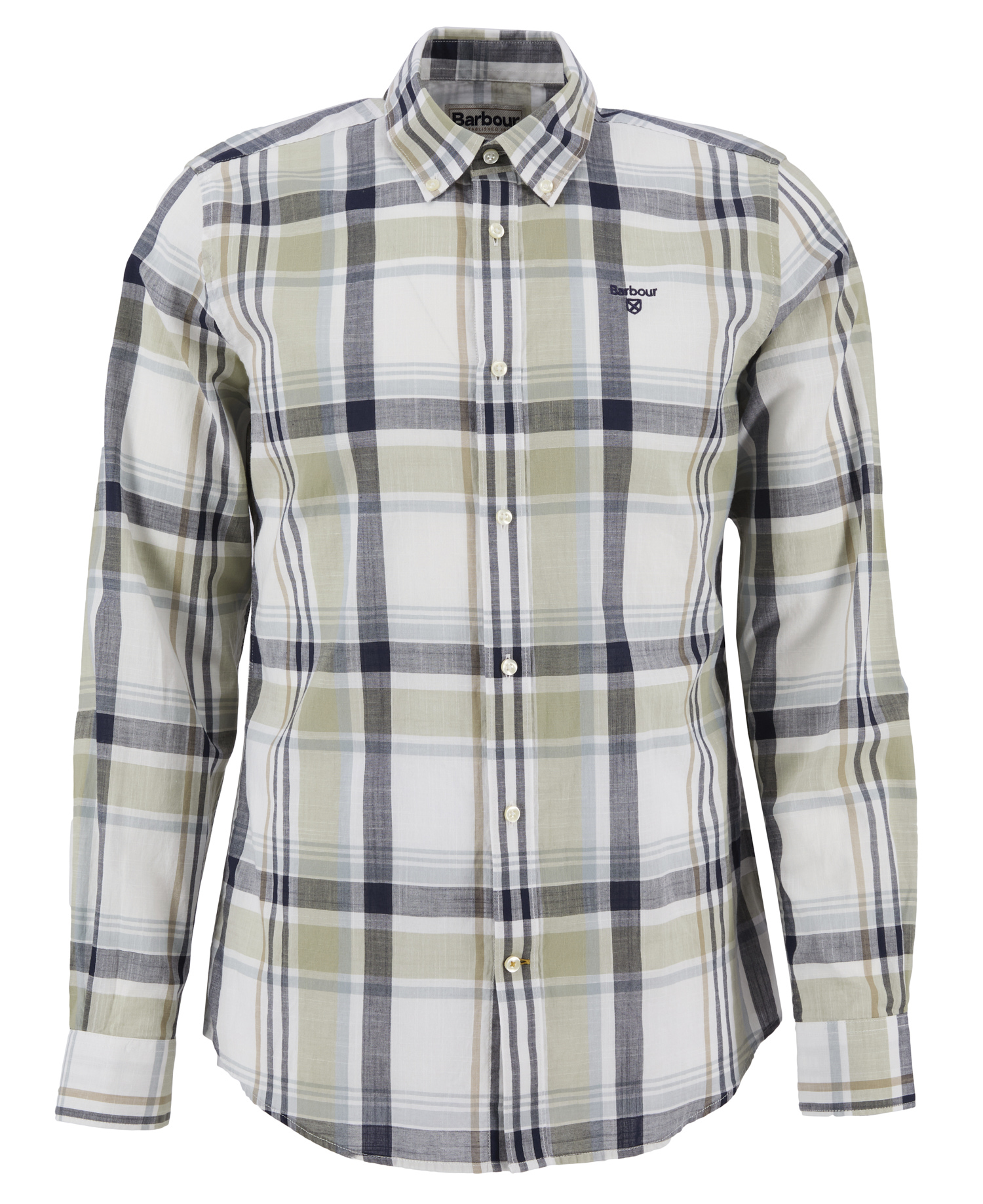BARBOUR CAMICIA KIDD WHISPER GREEN
