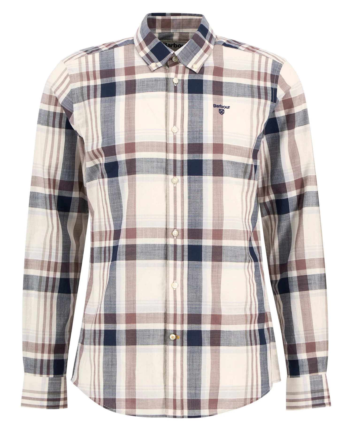BARBOUR CAMICIA KIDD WHISPER WHITE