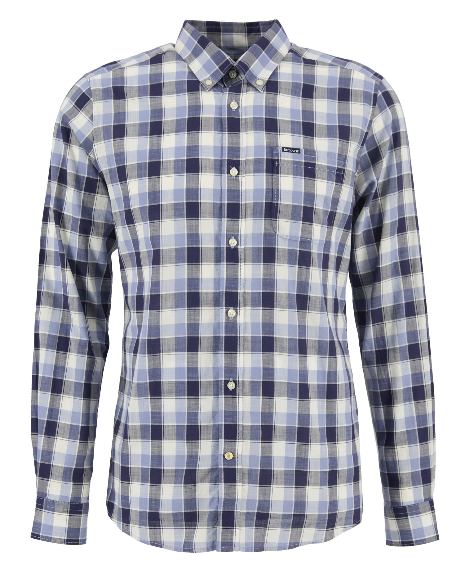 BARBOUR CAMICIA HARWOOD BLUE TG.  M