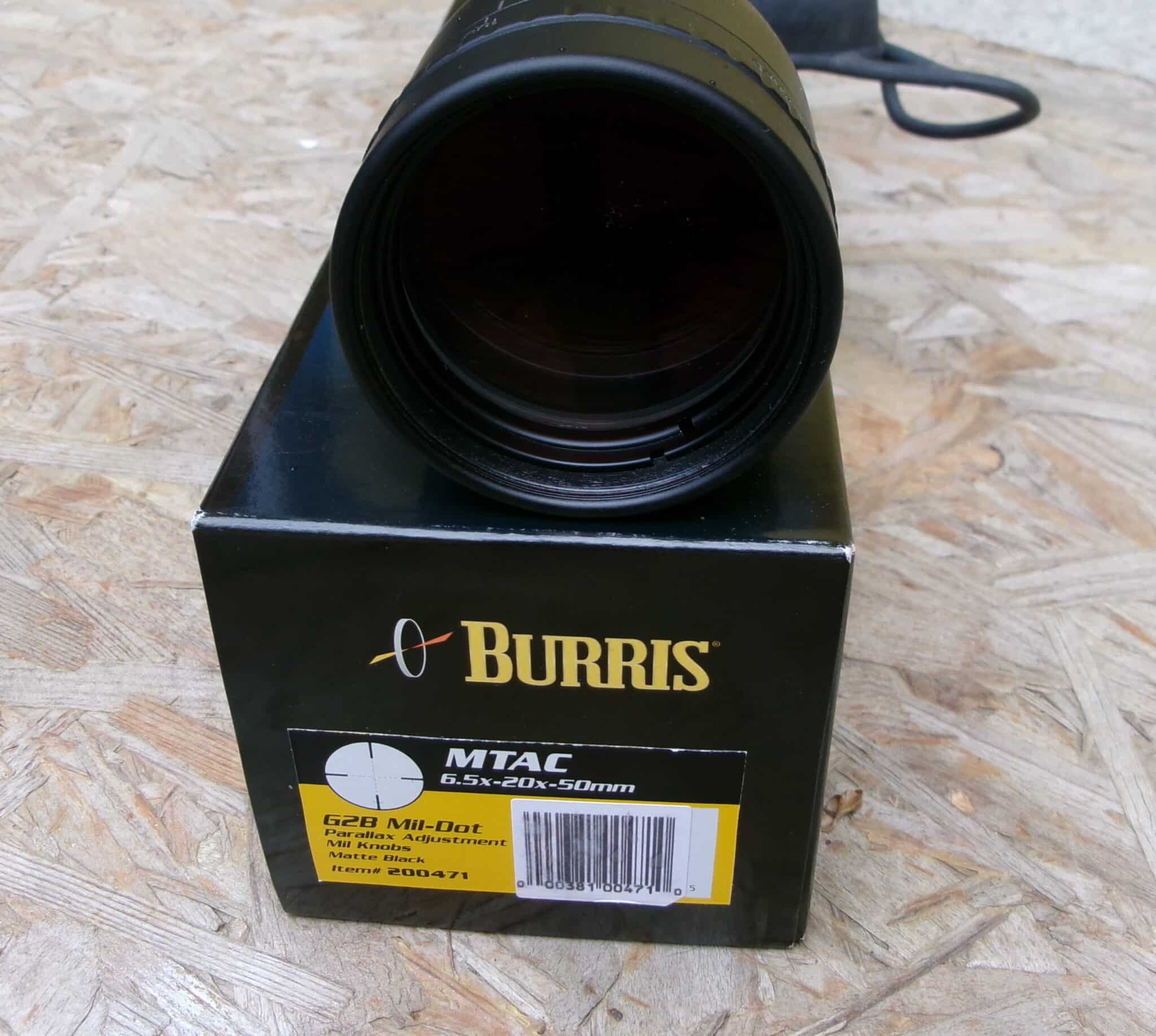 BURRIS MTAC 6,5-20X50 MIL DOT