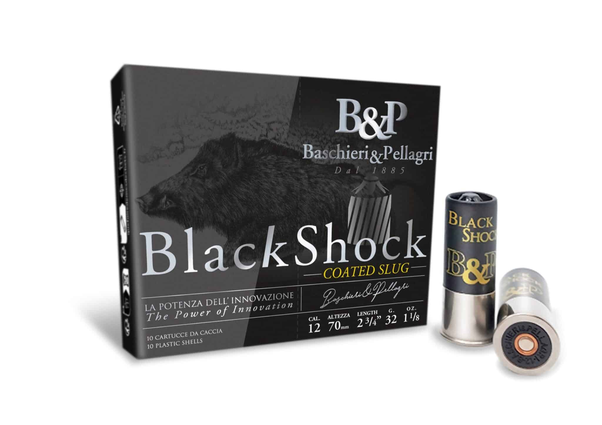 B&P MUNIZIONI CAL.12 BIG GAME BLACK SHOCK