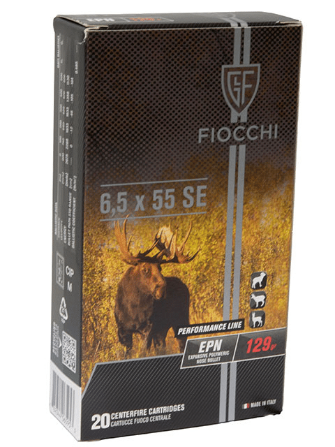 FIOCCHI MUNIZIONI CAL. 6,5×55 129 GRS EPN