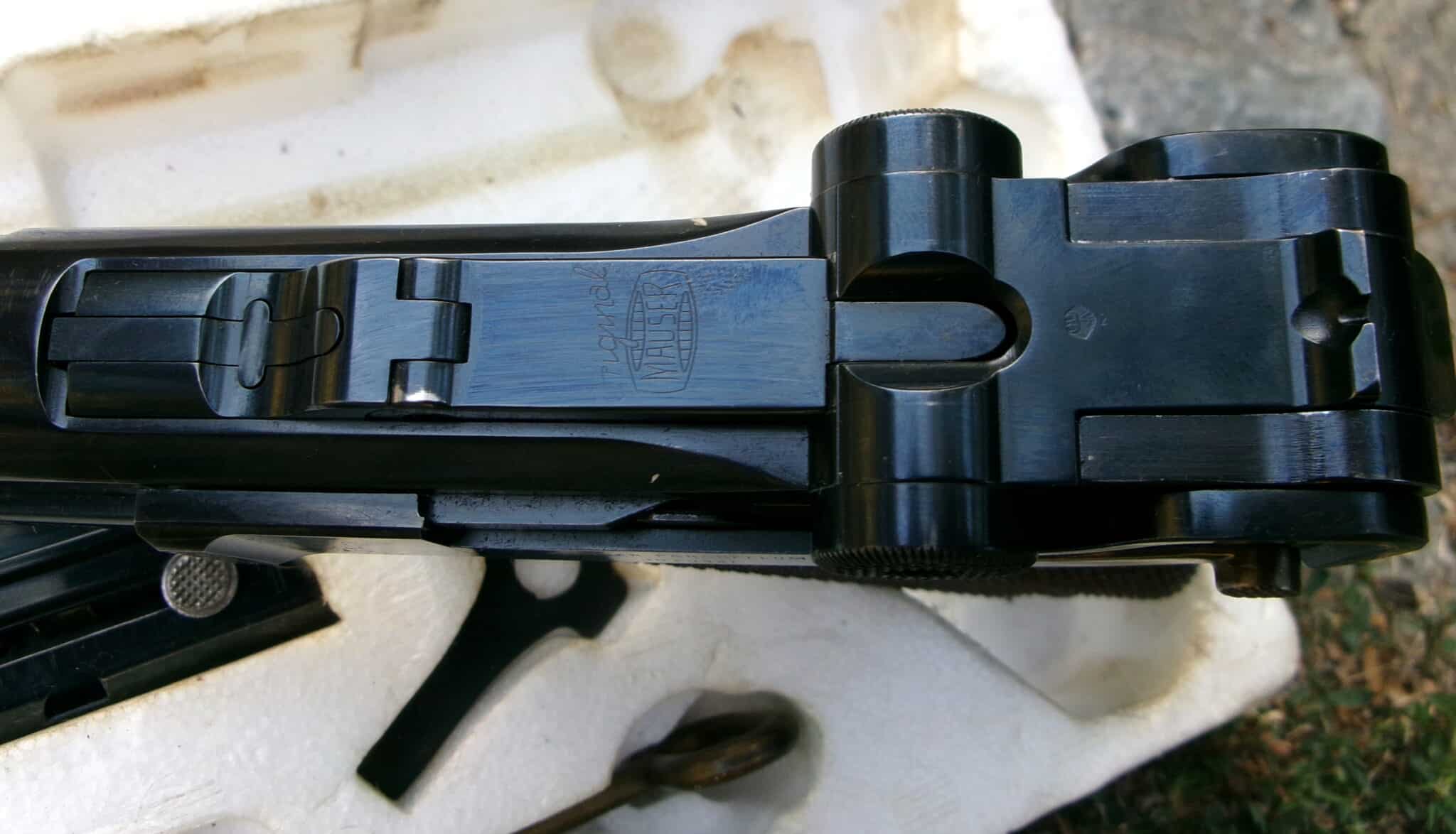 MAUSER ORIGINAL PISTOLA LUGER P08 CAL.7,65 PARAB.