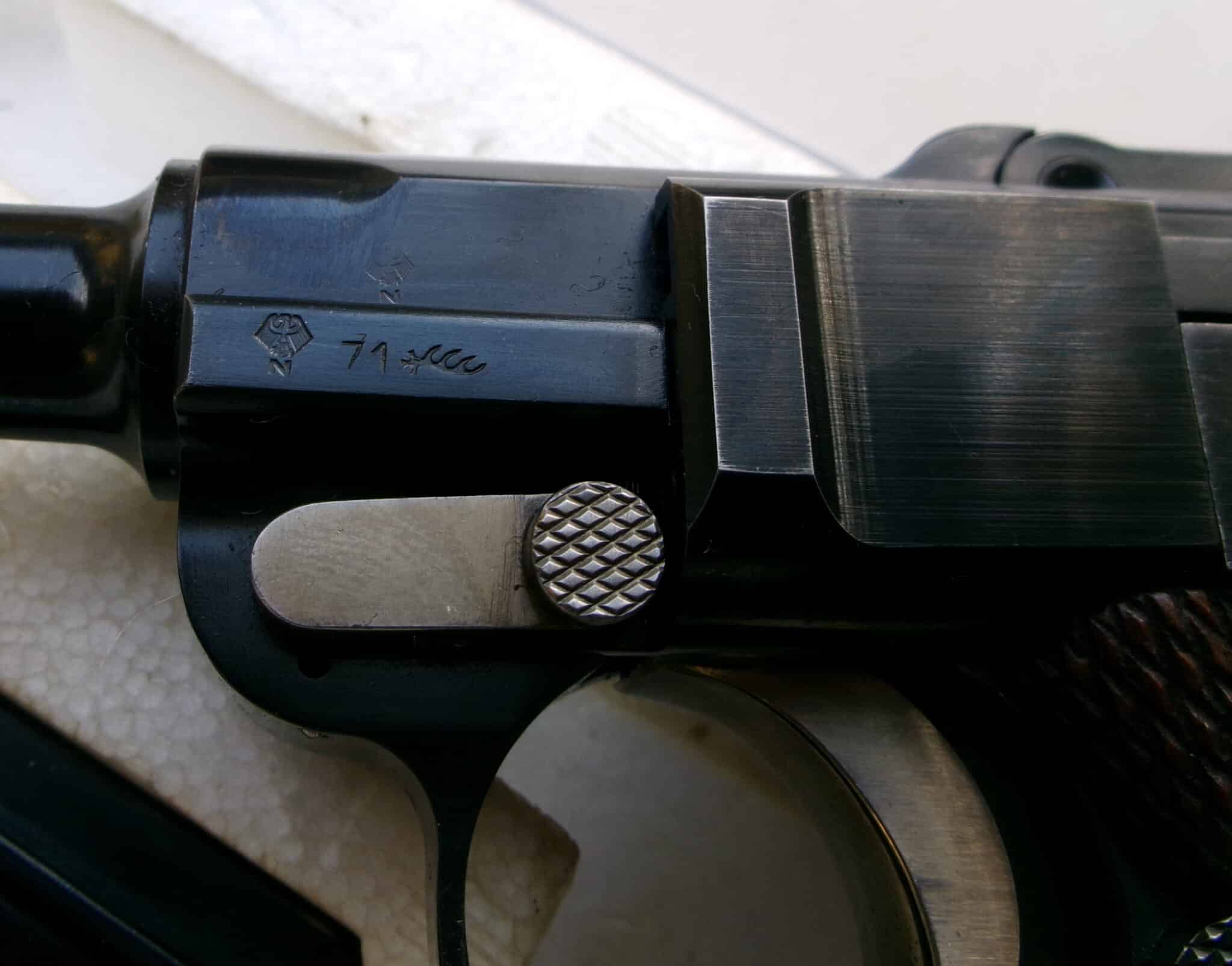 MAUSER ORIGINAL PISTOLA LUGER P08 CAL.7,65 PARAB.
