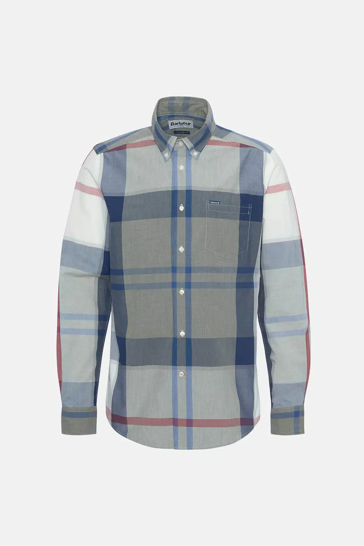 BARBOUR CAMICIA HARRIS BLEACHED PINE TG. XL