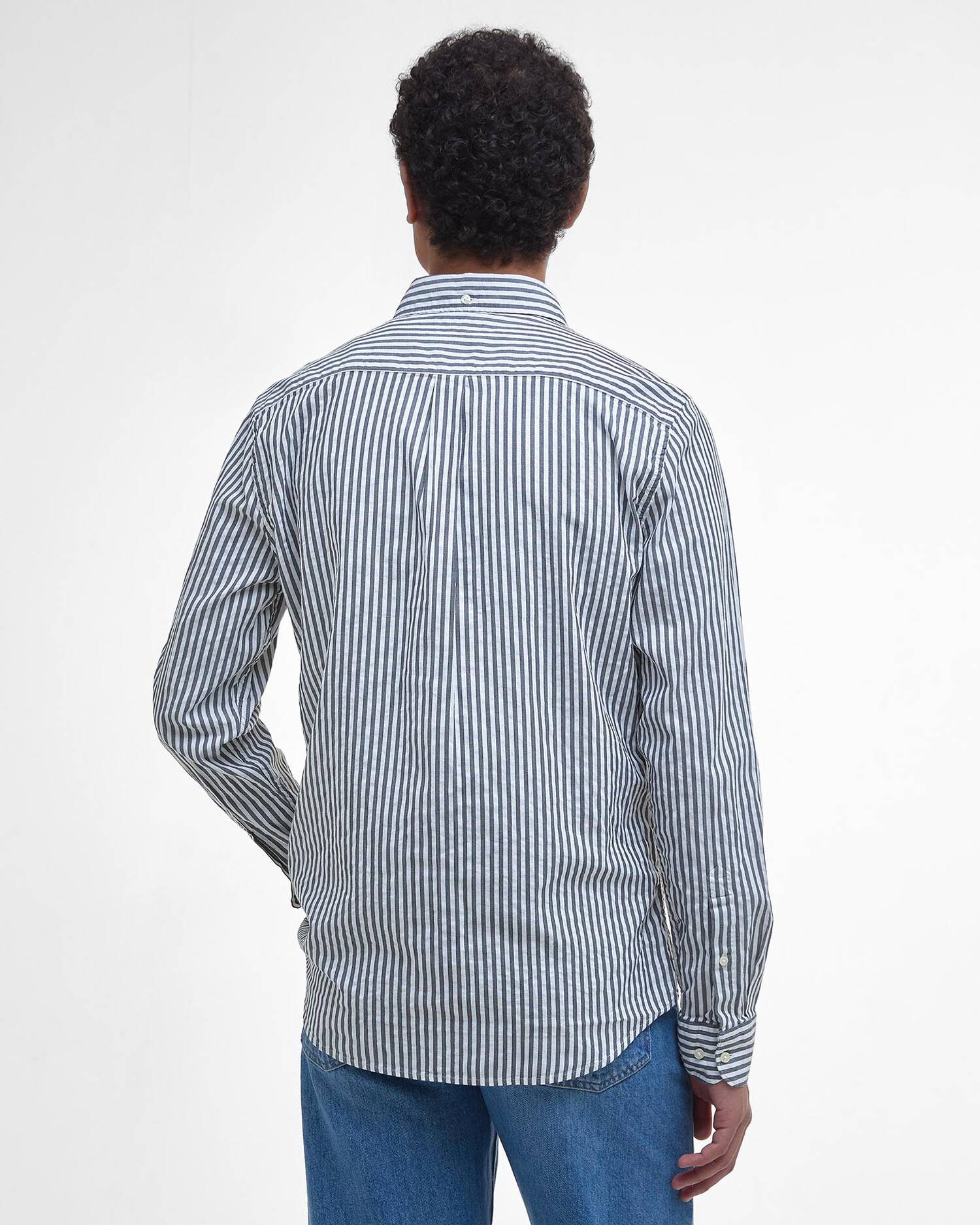 BARBOUR CAMICIA CRESSWELL NAVY