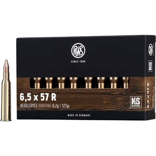 RWS MUNIZIONI CAL. 6,5X57R 140 GRS DK