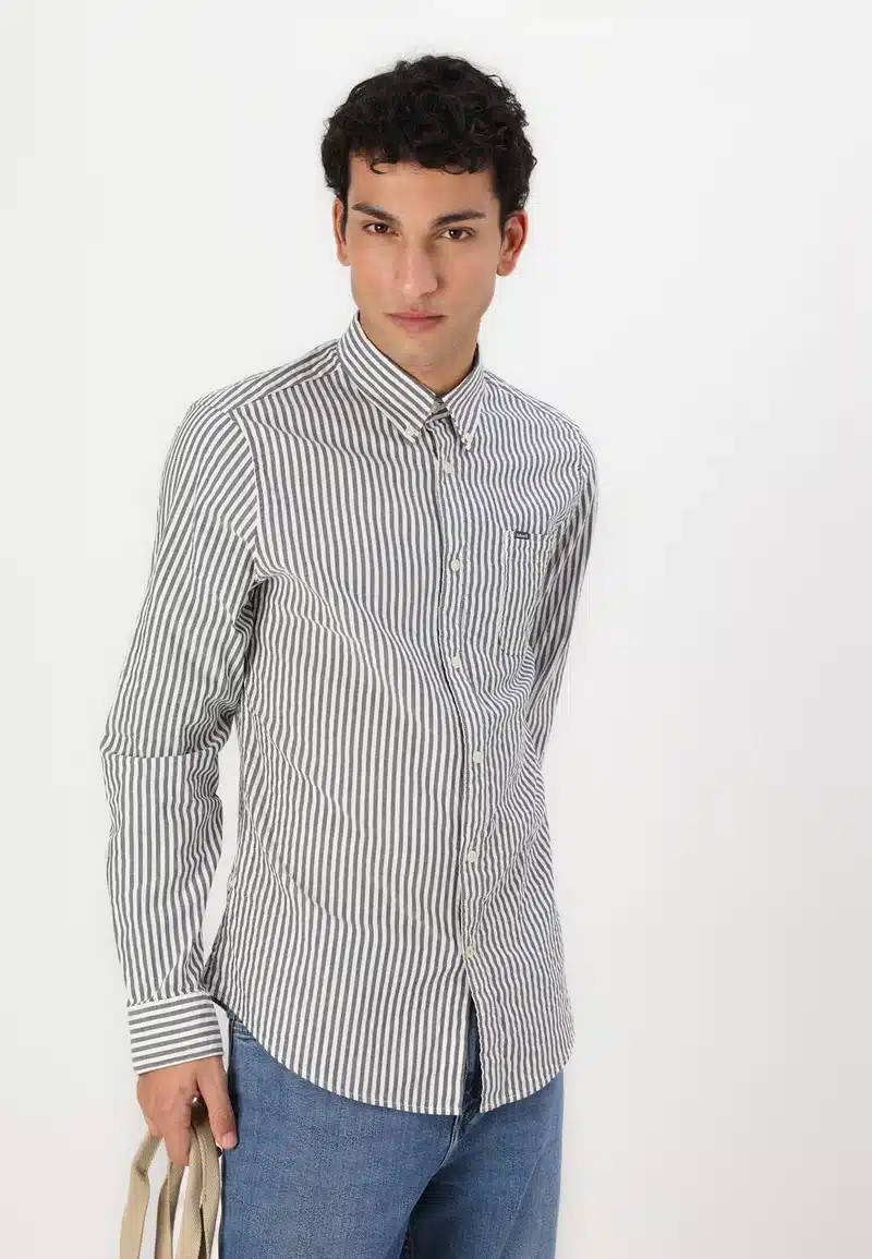 BARBOUR CAMICIA CRESSWELL NAVY