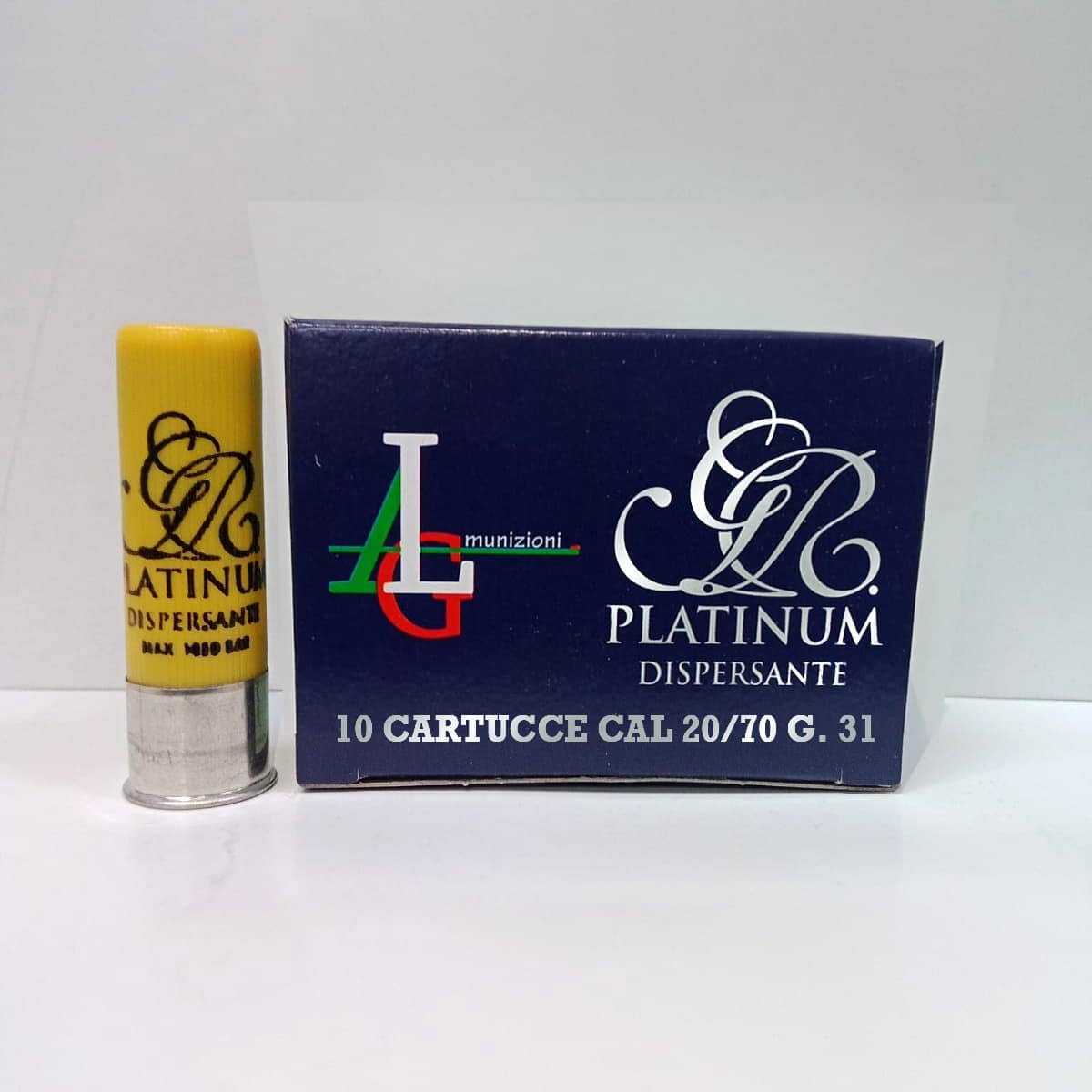 ALGMUNIZIONI GR PLATINUM CAL 20 31GR DISP PB. 10