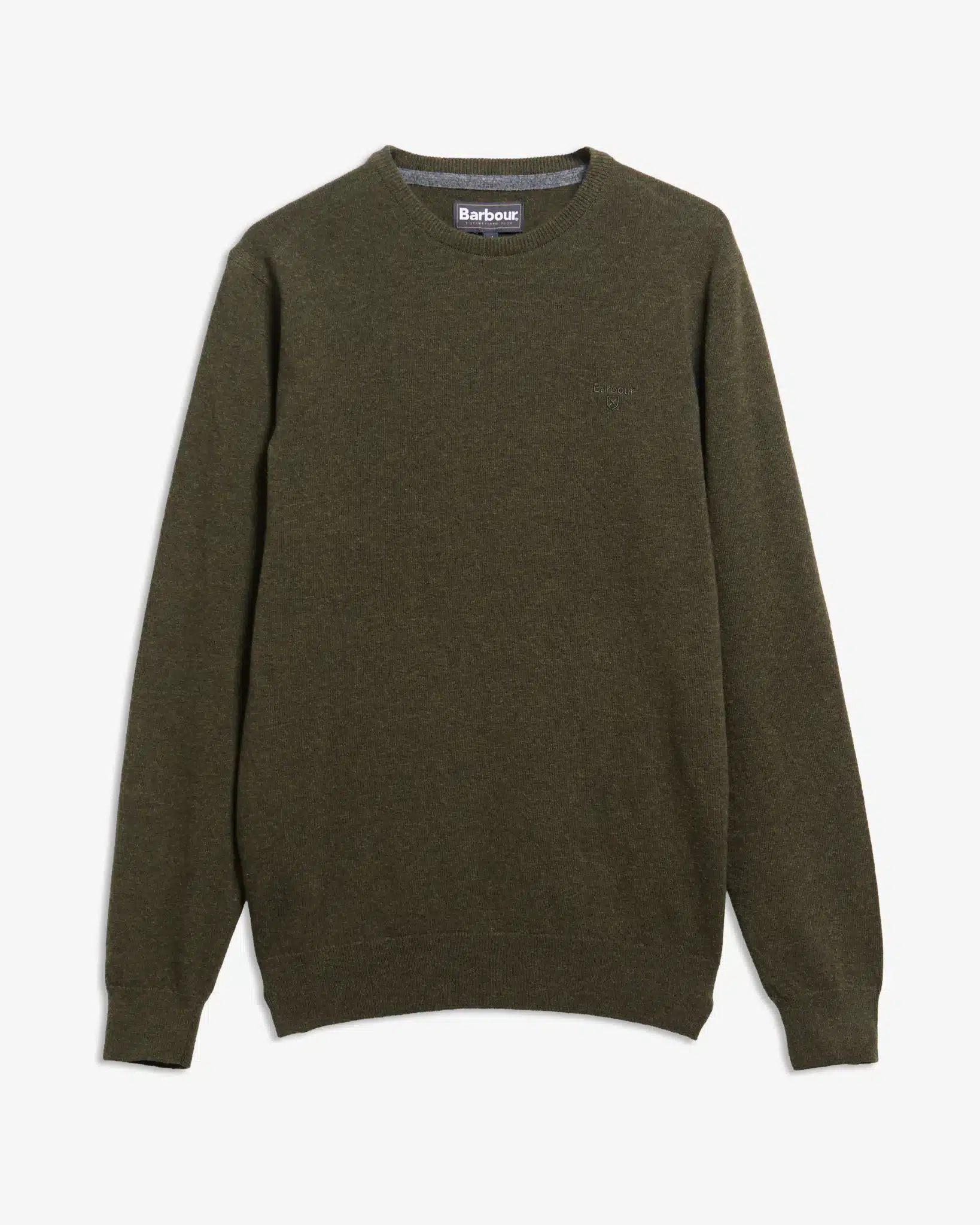BARBOUR MAGLIONE ESSENTIAL LAMBSWOOL SEAWEED