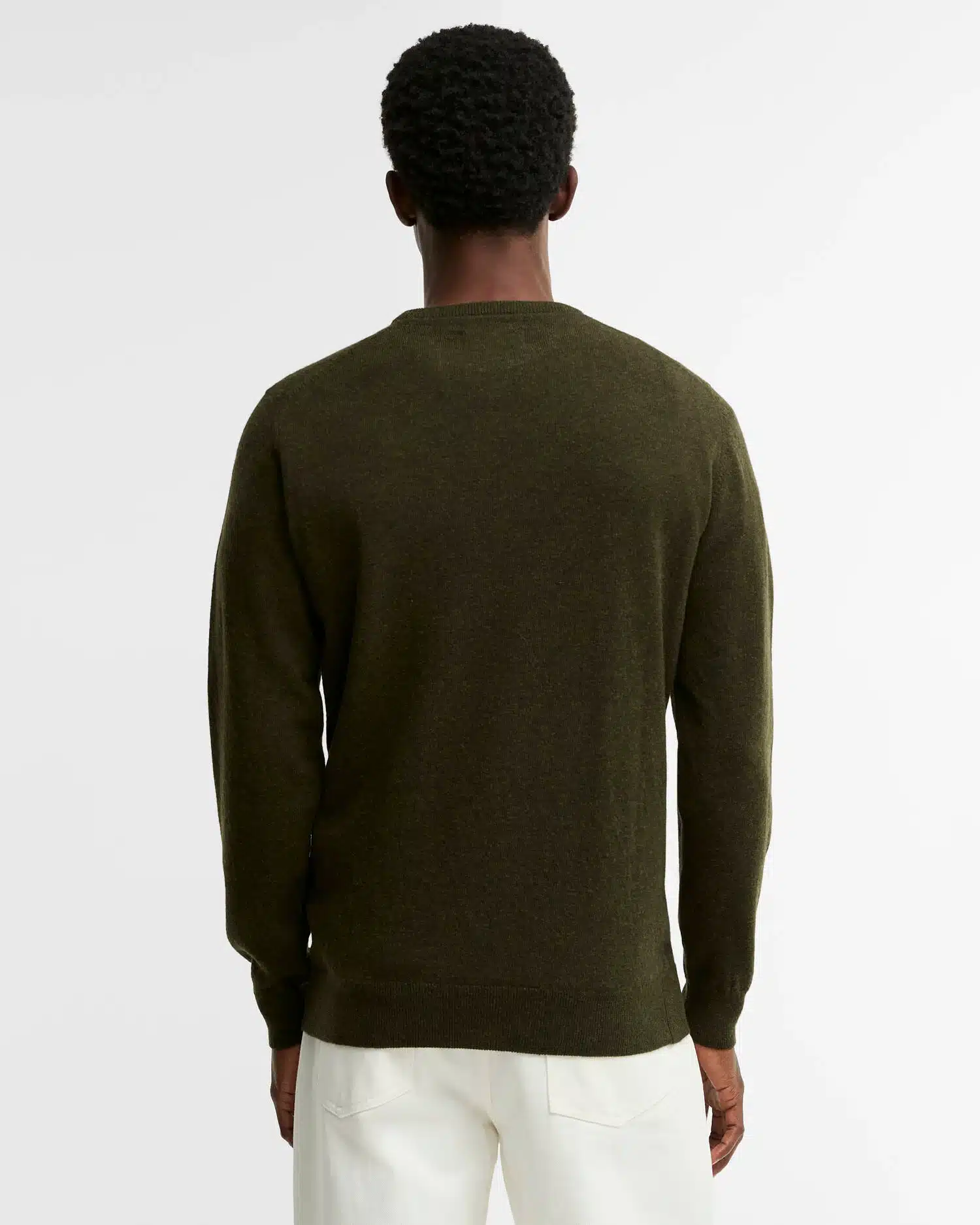 BARBOUR MAGLIONE ESSENTIAL LAMBSWOOL SEAWEED