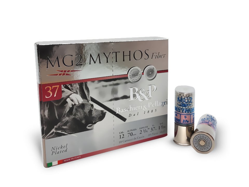 B&P MUNIZIONI CAL.12 MG2 MYTHOS 37 GR FIBER